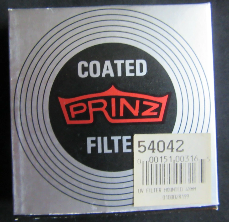 New Edmund Optics UV (0) MTD 48 mm Prinz  Coated Filter  54042 - Image 1 of 1