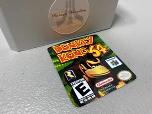 Donkey Kong 64 (N64 Nintendo) Ersatzetikett - Bild 1 von 1