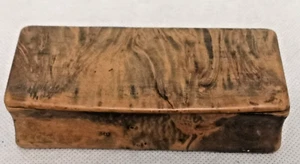 Schöne alte Tabakdose aus Holz - Bild 1 von 5