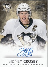 2013-14 PANINI PRIME HOCKEY SIDNEY CROSBY SIGNATURES AUTOGRAPH AUTO MINT 25/50
