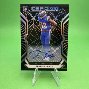 2020 Panini Obsidian Rookies Auto /150 Terrell Lewis #156 Rookie Auto RC - Picture 1 of 2
