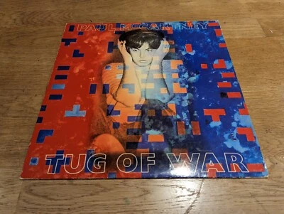 PAUL McCARTNEY Tug Of War ORIGINAL 1982 UK VINYL LP + LYRIC INNER PCTC 259 - Image 1 of 4