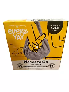 EveryYay "Places to Go" Pet Sling, soft fabric for pets up to 12-lb - Picture 1 of 6