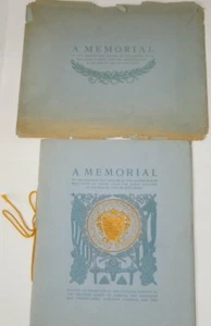 1902 Spanish American War SAW Memorial Dedication Booklet #14 - Picture 1 of 8