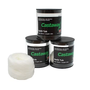 Castaway PVA Mesh 25m Refill Tub for Fishing Fast Melt Carp Bait 18/25/35mm Size - Picture 1 of 3