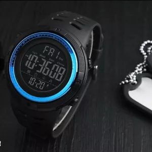 Men's digital Military-Style Sports Fitness Watch - Picture 1 of 7