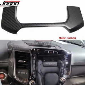 Carbon Console Navigation GPS Top Panel For Dodge RAM 1500 TRX Off-Road 2019-24 - Picture 1 of 11