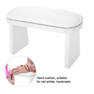 Nail Art Manicure Hand Rest Cushion for Arm Rest Manicure Salon White - Picture 1 of 12