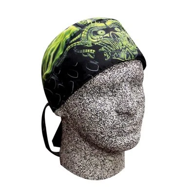 Devil Skull Premium Durag Headwrap Bandanna Sweatband Capsmith 免运费 — 第 1/4 张图片