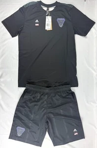 NWT Rare Adidas Junior Boys X Marvel Black Panther Summer Set Black L 13-14 - Picture 1 of 15