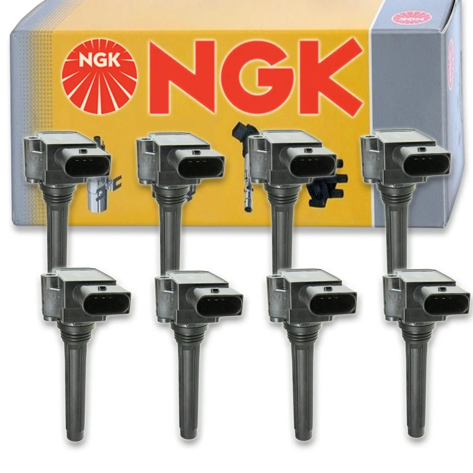 Bobinas de encendido NGK de 8 piezas para Audi S6 2013-2018 4,0 L V8 bujía cable arranque sa Foto 1 de 4