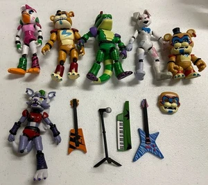 Funko Five Nights at Freddy's Security Breach Action Figure Set of 5 + Extras - Picture 1 of 12
