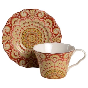 222 Fifth Lyria Saffron Cup & Saucer 10672171 - Picture 1 of 1