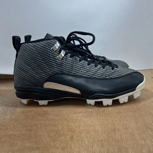 Nike Air Jordan 12 XII Retro MCS Baseball Cleats Black Men Size 9.5 854566-010 - Bild 1 von 8