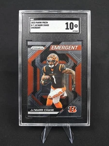2023 Panini Prizm #H-7 Ja'Marr Chase Silver Emergent SGC 10 - Picture 1 of 2