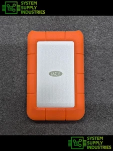 2TB LACIE Rugged External Hard Drive with cable PS4 Xbox Mac PC - Afbeelding 1 van 3