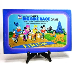 1974 Whitman Pluto’s Big Bike Race Game Disney Complete 2–4 Players Ages 6–12 - Picture 1 of 10