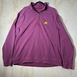 Tommy Bahama Vintage Minnesota Golden Gophers Quarter Zip Pullover Men’s XL - Picture 1 of 12