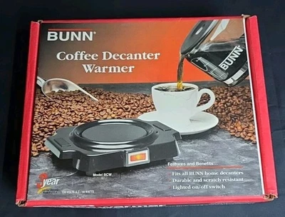 Calentador eléctrico con jarra de café Bunn 1989 vintage con caja e instrucciones  Foto 1 de 4