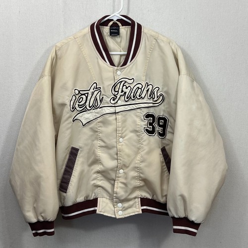 OFF WHITE iets frans giacca cappotto uomo S off white varsity bomber streetwear franch snaps