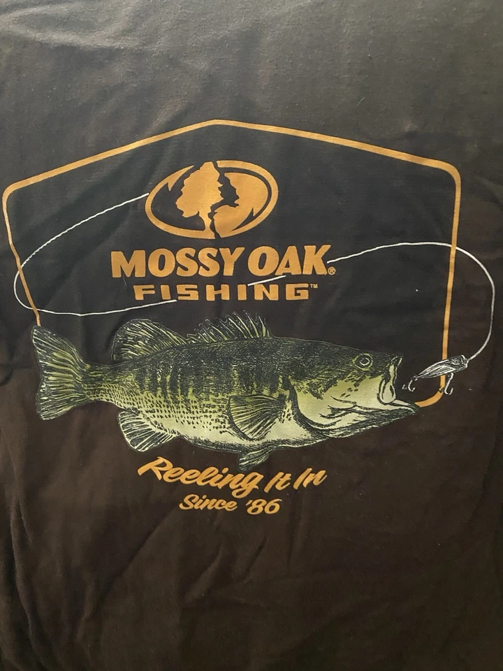 Camisa de pesca marrón roble musgo para hombre talla L Foto 1 de 3