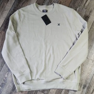 Hurley Herren Sweatshirt mit Rundhalsausschnitt - XL | Hellgrün | Neu mit Etikett | UVP $ 52 - Bild 1 von 4