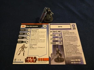 Star Wars Miniaturas Virtual + Tarjeta Reg Jerec (Elite Sith Assassin) - Imagen 1 de 1