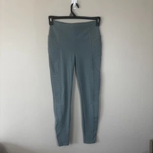 Athleta Damen Delancey Textured Moto Tight Legging Braiden Grün Größe S - Bild 1 von 9