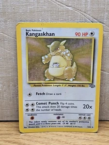 Pokémon TCG Kangaskhan Jungle 5/64 Holo Unlimited Holo Rare Heavy Play Damaged - Bild 1 von 21