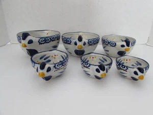 TEMPTATIONS Old World Blue Rooster/Chicken Nesting Measuring Cups (EUC) - Picture 1 of 1