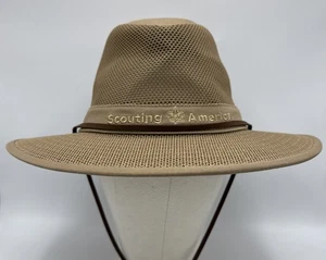 Cappello Henschel Hats Company XL Scouting America Aussie Breeze nuovo con etichette maglia pelle str - Foto 1 di 7