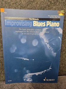 Improvisierender Blues Klavier-Mitspiel-CD von Tim Richards - Bild 1 von 2