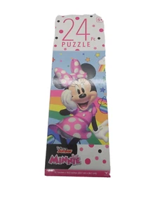 Disney Junior Minnie Mouse 24 Piece Puzzle Kids Cardinal Spinmaster Jigsaw - Picture 1 of 9