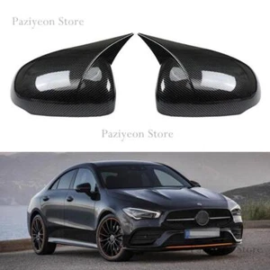 For 2020-2025 Benz C118 CLA250 CLA35 Side Rear View Mirror Cover Cap OX Horn - Picture 1 of 4