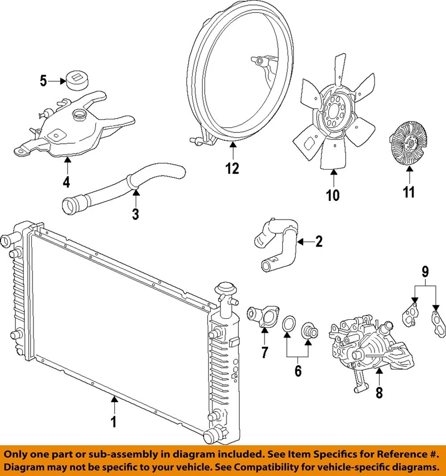 GM OEM 18-23 Express 2500 Cooling Cooling Fan-Clutch 84362767 - Image 1 of 1