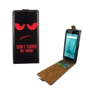 Wiko Lenny 4 Etui Case Komórka Cover Futerał ochronny Flip Futerał ochronny Futerał Czerwony - Zdjęcie 1 z 3