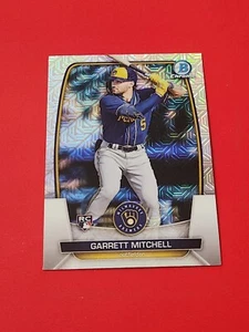 Garrett Mitchell 2023 Bowman Chrome Mega Mojo #41 , Milwaukee Brewers Rookie - Picture 1 of 3