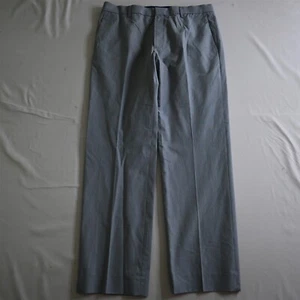 Banana Republic 33x30 Blue Stripe Non Iron Tailored Slim Fit Mens Dress Pants - Picture 1 of 9