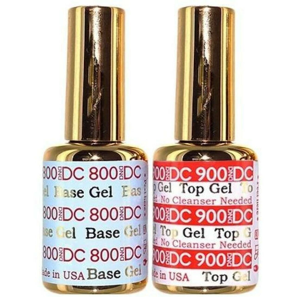 DND DC Duo Top Coat Sin Limpieza 900 y Base Coat 800 Remojo Gel Polsh 2022 Foto 1 de 1