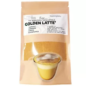 TURMERIC LATTE POWDER BLEND - GOLDEN MILK - 100% organic made by Naturopath - Picture 1 of 1