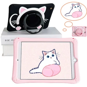 Kids Lovely Cat Stand Case Cover For iPad 5th 6th 7th 8th 9th Generation 10.2" - Picture 1 of 24