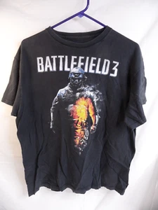 Camiseta gráfica Battlefield 3 talla grande negra algodón manga corta para hombre - Imagen 1 de 5