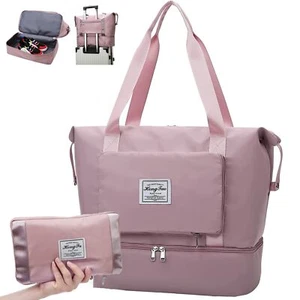 Faltbare Handgepäck Reisetasche kleine Tasche Bord Kabinengepäck 40x36x23cm DHL - Bild 1 von 14