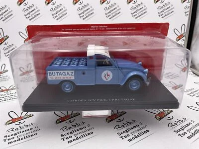 DIE CAST " CITROEN 2CV PICK-UP BUTTAGAZ 1964 "  TEST HACHETTE 1/24 - Immagine 1 di 4