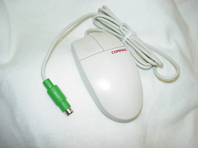 VINTAGE NEW COMPAQ MOUSE 2 BUTTON PS-2 PORT VERSION PN: 141189-401 - Image 1 of 3