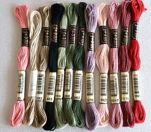 Lot of 12 - Anchor Threads 6-Strand Embroidery Floss - Picture 1 of 4