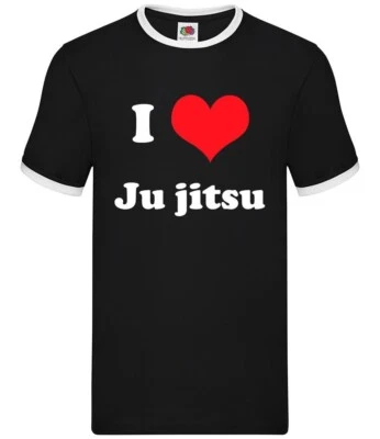I Love Jujitsu - Herren Ringer - Anzug Kleidung - Bild 1 von 3