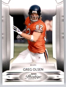 Osos de tarjetas base Prestige Greg Olsen 2009 NFL PWE #17 - Imagen 1 de 2
