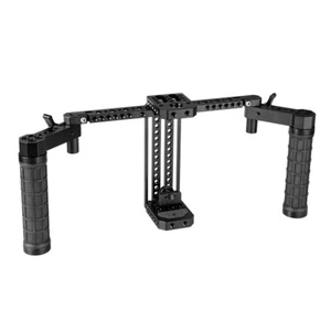 CAMVATE Adjustable 7" LCD Monitor Cage Kit Dual Handgrip For SmallHD 700 Series - Picture 1 of 7