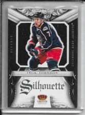2012-13 Crown Royale Jack Johnson Silhouette Jersey # 5